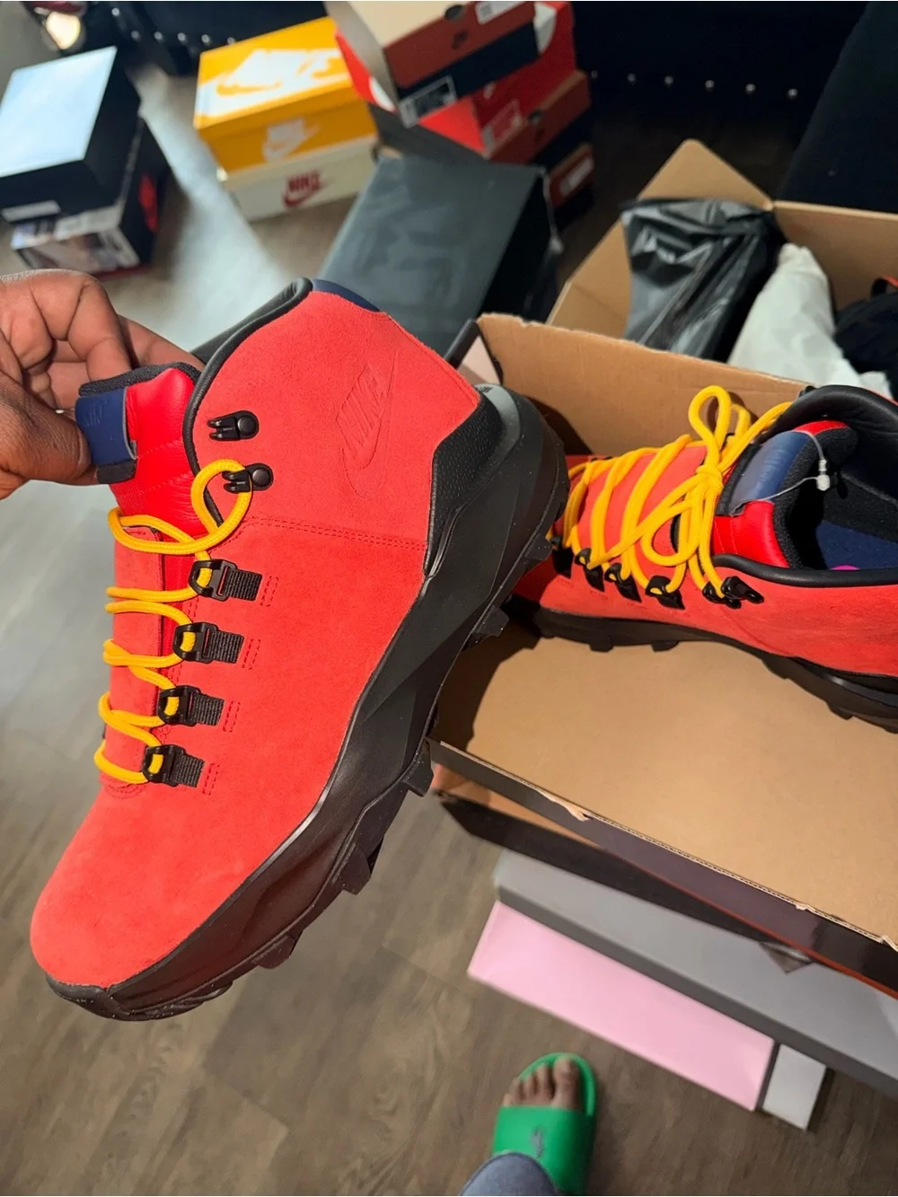 Nike vibrant red